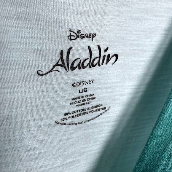 Bundle of 2 Disney Aladdin/Lion King Ringer Style Shirts Size L - Picture 4 of 7